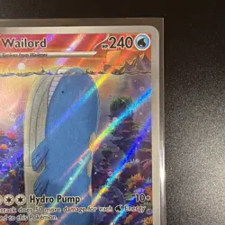 Pokemon TCG SV-Journey Together Wailord #162/159 Illustration Rare - Image 3