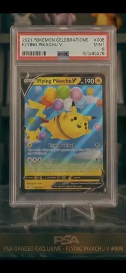 2021 Pokemon Celebrations 25th Anniversary PSA 9 LOT Birthday Pikachu Surfing V - Image 5
