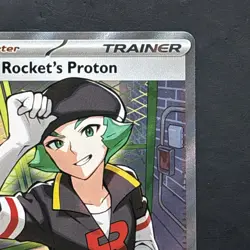 Pokemon TCG Team Rocket's Proton 227/182 Trainer Full Art Destined Rivals - Image 3