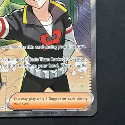 Pokemon TCG Team Rocket's Proton 227/182 Trainer Full Art Destined Rivals - Image 4