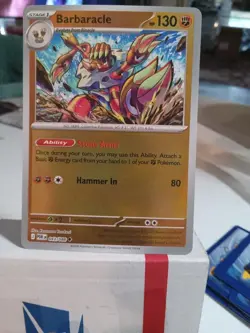 BARBARACLE 043/088 POKEMON ME03 PERFECT ORDER REVERSE HOLO - Image 1