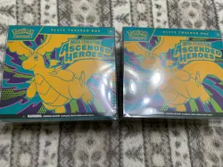 Pokemon TCG Ascended Heroes Elite Trainer Box ETB Lot of 2 Sealed - Image 1