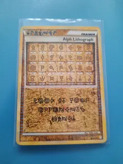 Pokemon Alph Lithograph - HeartGold SoulSilver - Image 1