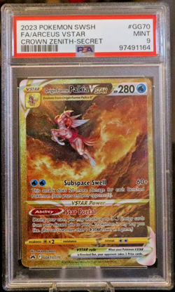 Crown Zenith Palkia VSTAR Origin Forme GG67/GG70 PSA 9 Pokemon TCG - Image 1