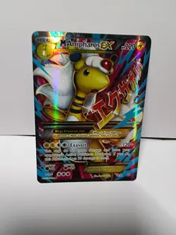 Mega Ampharos EX 88/98 Full Art Rare Holo XY Ancient Origins 2015 Pokemon mint - Image 1