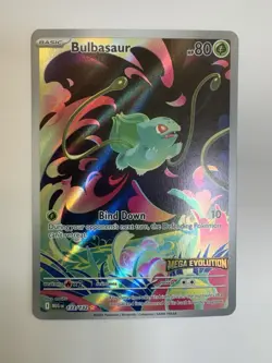 Pokemon TCG Bulbasaur Promo Mega Evolution Stamped 133/132 - Image 1
