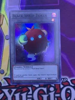 YuGiOh Black Sheep Token Super Rare OP27-EN027 Tournament Pack - Image 1