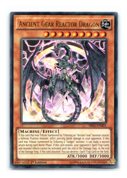 Ancient Gear Reactor Dragon - SR03-EN001 - Ultra Rare - 1st Edition - Yugioh - Image 1