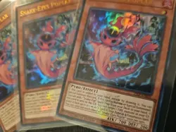 3x Snake-Eyes Poplar (Emblazoned Ultra Rare) 25LP-EN002 Yugioh NM - Image 2