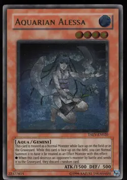 Aquarian Alessa (UTR) TAEV-EN020 Ultimate Rare TWED ENHANCED YU-GI-OH - Image 1