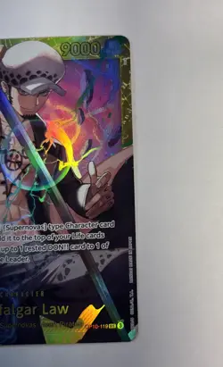 Trafalgar Law OP10-119 Royal Blood One Piece TCG - SEC Foil NM English - Image 4