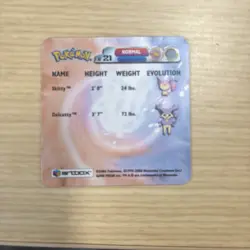 2003 Pokemon Advanced Artbox 3D Skitty Delcatty #AF21 Lenticular Card Rare - Image 3