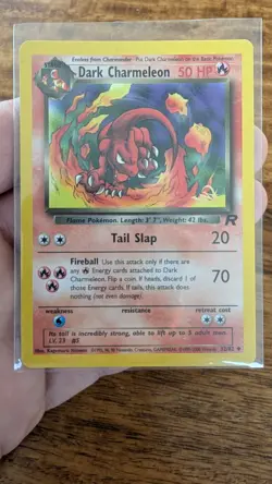 Dark Charmeleon 32/82 W Stamp Kraft Promo Team Rocket Set Pokemon Card - Image 1
