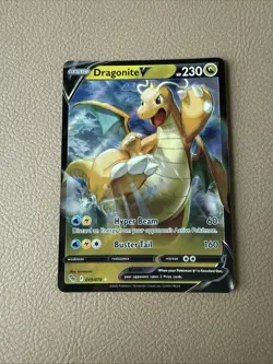 Pokemon TCG Pokemon Go Dragonite v Ultra Rare Holo Card 49/78 - Image 1