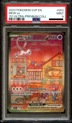 PSA 9 MINT Mew Ex SVP053 ALTERNATE ART HOLO 151 UPC PROMO Pokemon Card - Image 2
