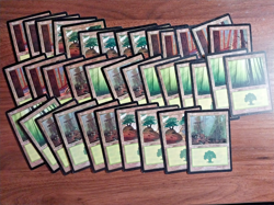 89x vintage Basic Lands - Invasion set from 2000 - MP - See Pics - SPARROW MAGIC - Image 1