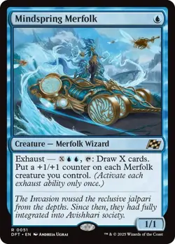 1x NM Mindspring Merfolk - Aetherdrift [MTG] pack fresh - Image 1