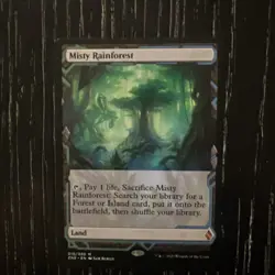 MTG Misty Rainforest Zendikar Rising Expeditions 010/030 Regular Mythic - Image 1