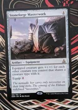 MTG Oath of the Gatewatch Rare STONEFORGE MASTERWORK NM - Image 1