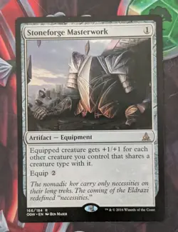 MTG Oath of the Gatewatch Rare STONEFORGE MASTERWORK NM - Image 2
