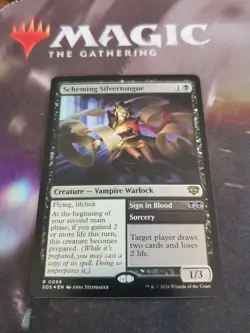 Mtg. Scheming Silvertongue. Foil. Secrets Of Strixhaven. Pack Fresh - Image 1