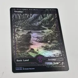 MTG Swamp 290 Foil NM Innistrad Crimson Vow - Image 1