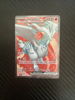 Pokemon TCG SV White Flare Reshiram ex # 158 / 086 Ultra Rare Near Mint - Image 1