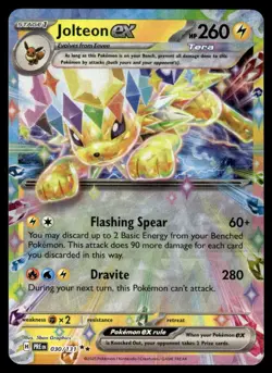 Pokemon TCG Prismatic Evolutions #030/131 Jolteon ex - Image 1