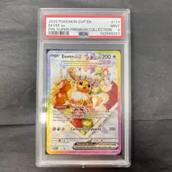 PSA 9 Eevee ex #174 SVP Black Star Promo 2025 Pokemon MINT - Image 1
