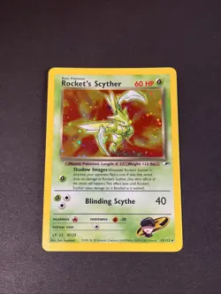 Pokemon TCG Rocket's Scyther 13/132 Gym Heroes LP/MP - Image 2