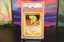 2002 POKEMON NEO DESTINY #11 DARK TYRANITAR-HOLO PSA 6 - Image 3