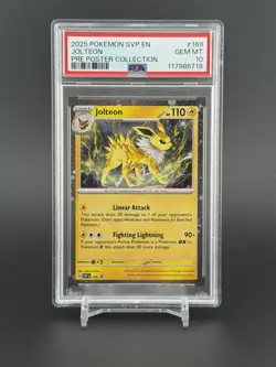Pokemon Jolteon Cosmos Holo SV Promo 169 PSA 10 English 2025 - Image 1