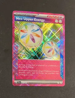 Neo Upper Energy 162/162 ACE SPEC Pokemon Temporal Forces Hyper Rare - Image 3