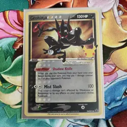Pokemon Celebrations Greninja Gold Star SWSH144 Promo NM - Image 1