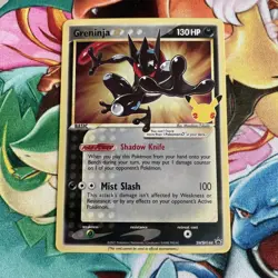 Pokemon Celebrations Greninja Gold Star SWSH144 Promo NM - Image 2