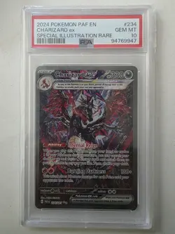 Pokemon Charizard ex SV: Paldean Fates 234/091 Special Illustration Rare PSA 10… - Image 1