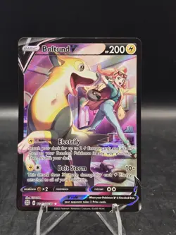 Pokemon TCG Boltund V TG13/TG30 SWSH09: Brilliant Stars Trainer Gallery NM - Image 1
