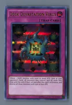 Deck Devastation Virus LCKC-EN047 Legendary Collection Kaiba Yu-Gi-Oh LP - Image 1