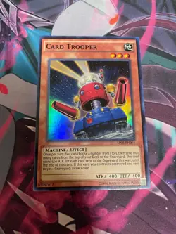 YUGIOH - CARD TROOPER - SUPER RARE - AP05 - NM - Image 1