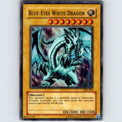 Yugioh Blue-Eyes White Dragon SKE-001 Unlimited Super Rare Holo - VLP💎 - Image 1