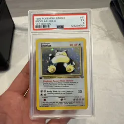 1999 Pokemon Jungle #11 Snorlax Holo 1st Edition PSA 5 EX NEWLY GRADED - Image 1