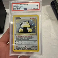 1999 Pokemon Jungle #11 Snorlax Holo 1st Edition PSA 5 EX NEWLY GRADED - Image 2