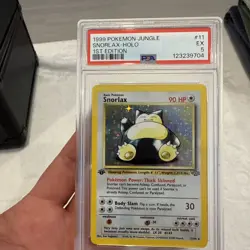 1999 Pokemon Jungle #11 Snorlax Holo 1st Edition PSA 5 EX NEWLY GRADED - Image 4