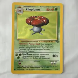 Pokemon TCG Vileplume Jungle 15/64 Holo Rare Unlimited Stage 2 80 HP - Image 1