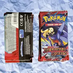 Pokemon TCG Scarlet & Violet Destined Rivals Half Booster no display unit - Image 1