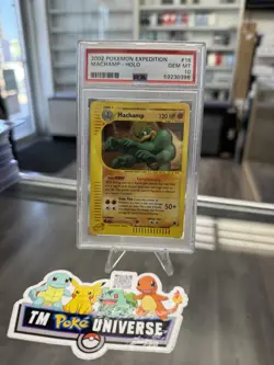 Pokemon Machamp Expedition Holo Rare #16 PSA 10 Gem Mint - Image 1