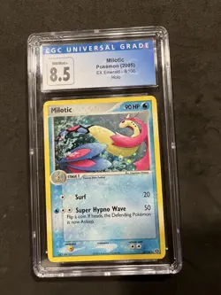Pokemon Milotic Holo from EX Emerald in a CGC 8.5 !! - Image 1