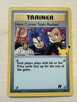 Here Comes Team Rocket! 15/82 - Celebrations Classic - Trainer - Pokemon - LP - Image 1