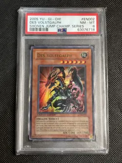 YuGiOh! - Des Volstgalph SJC-EN002 Shonen Jump Championship PSA 8 NM - MT - Image 1