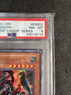 YuGiOh! - Des Volstgalph SJC-EN002 Shonen Jump Championship PSA 8 NM - MT - Image 5
